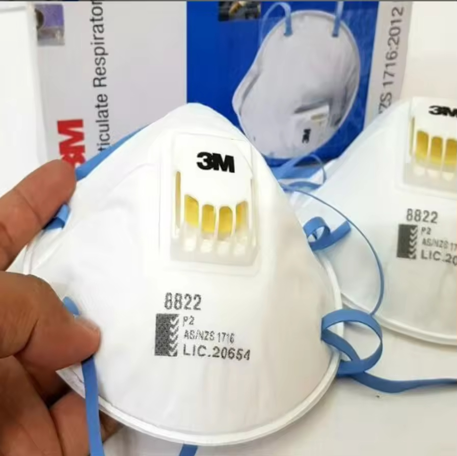 3M 8822 防護マスク 粒子状物質、霧、花粉、粉塵、研磨 - Dust Mask Construction のレビューと価格