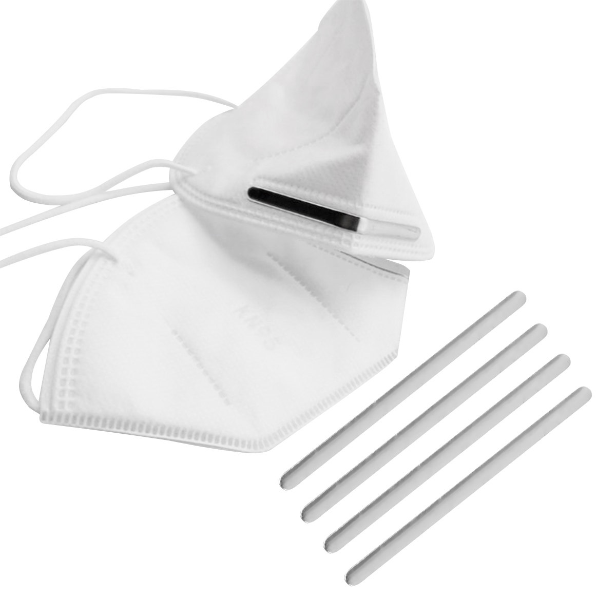 200 個マスクアルミストリッププロフェッショナルノーズブリ - Disposable Surgical Mask のレビューと価格