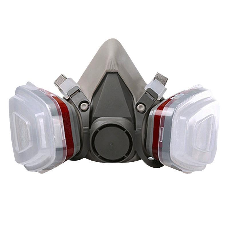 1セットハーフフェイス防塵マスク 新型15in1 6200  - Respirator Half Face のレビューと価格