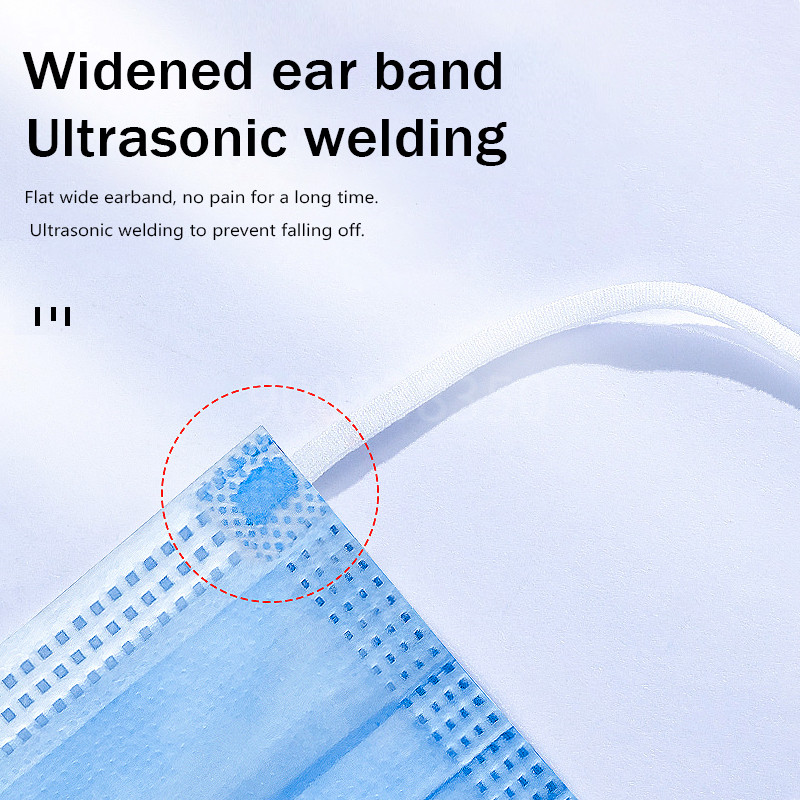 10-500 個使い捨て大人個別パッケージマスクフィルターメ - Disposable Mask Blue のレビューと価格